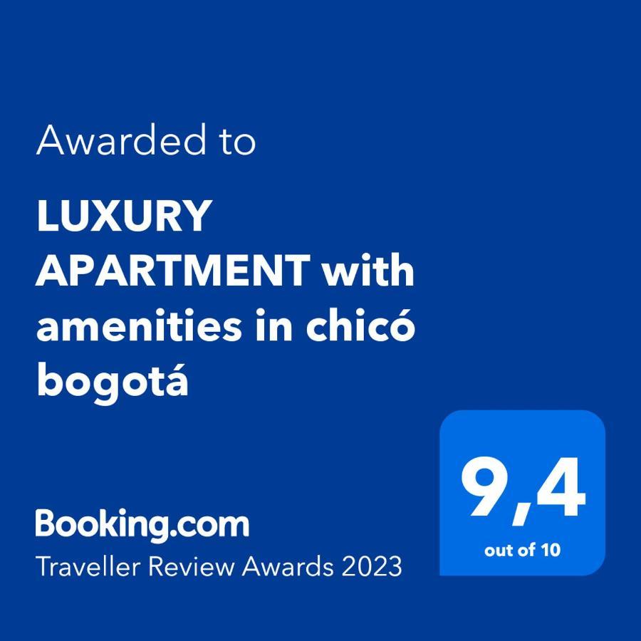 Luxury Apartment With Amenities In Chico Bogotá Exteriör bild